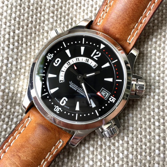 Jaeger LeCoultre Master Compressor Memovox Alarm 146.8.97 Automatic Wristwatch - Hashtag Watch Company