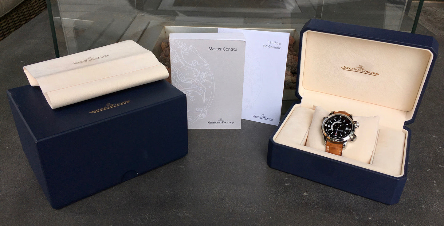 Jaeger LeCoultre Master Compressor Memovox Alarm 146.8.97 Automatic Wristwatch - Hashtag Watch Company