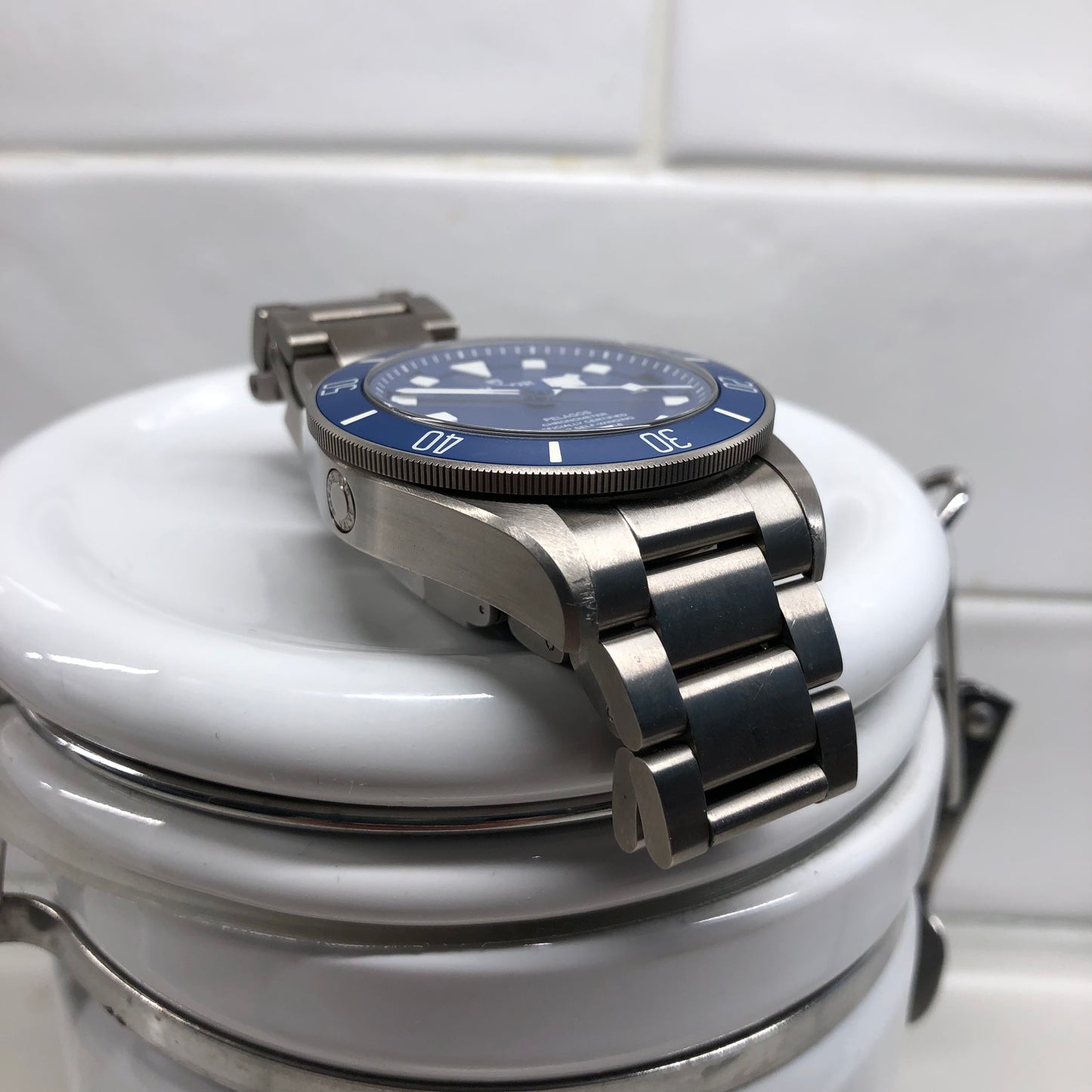 2020 Tudor Pelagos 25600TB Titanium Automatic 42mm Blue Wristwatch Box Papers - Hashtag Watch Company