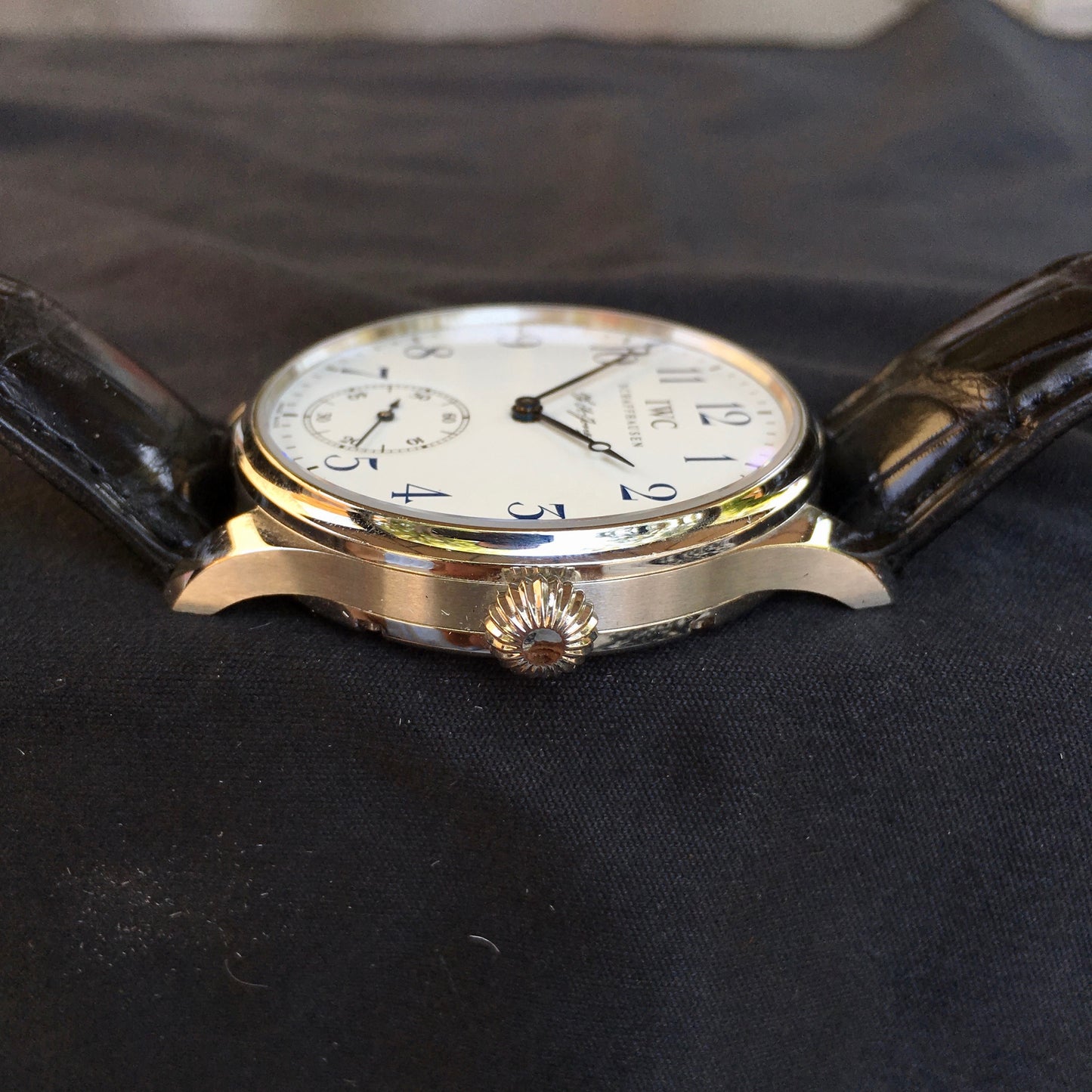 IWC Portuguese F.A. Jones 5442 Limited Edition 42mm Manual Wind Enamel Wristwatch - Hashtag Watch Company