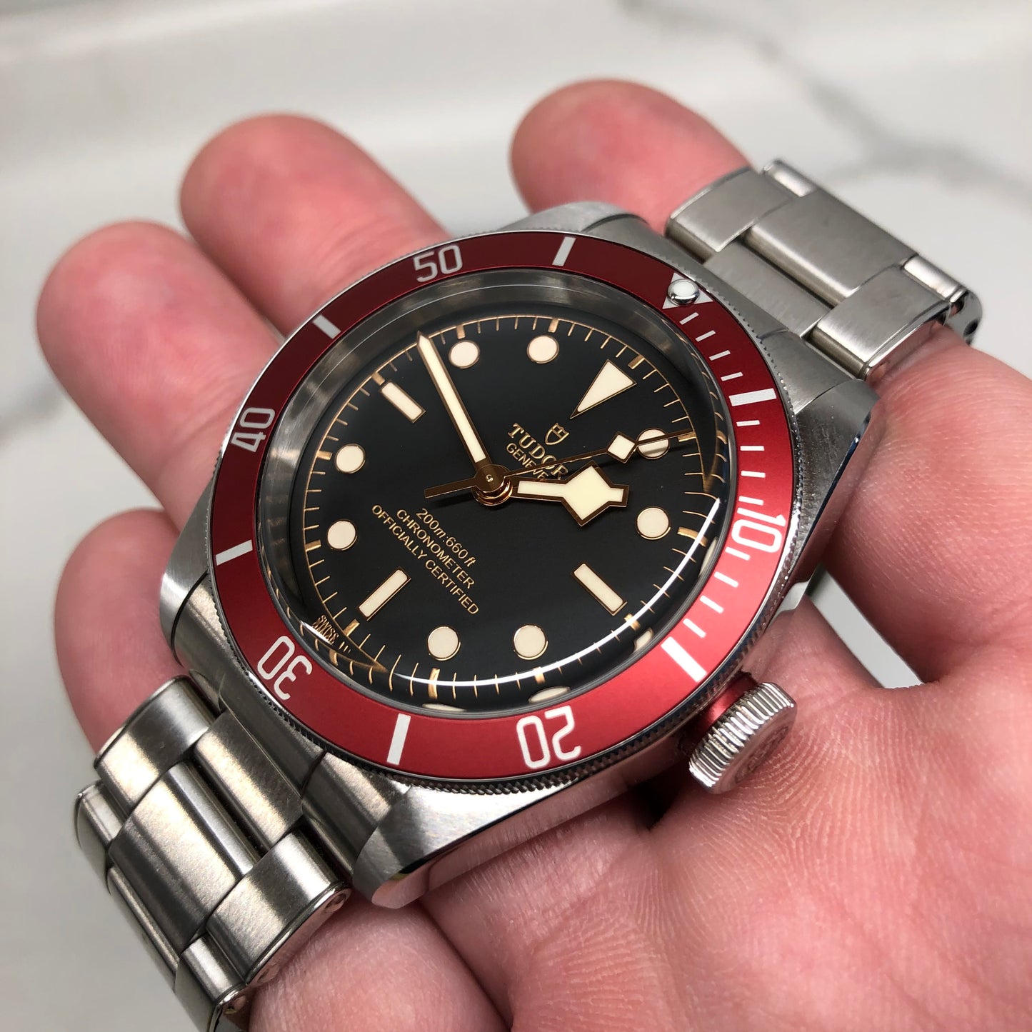 2022 Tudor Heritage Black Bay 79230R Red Bezel Automatic 41mm Wristwatch Box Papers - Hashtag Watch Company
