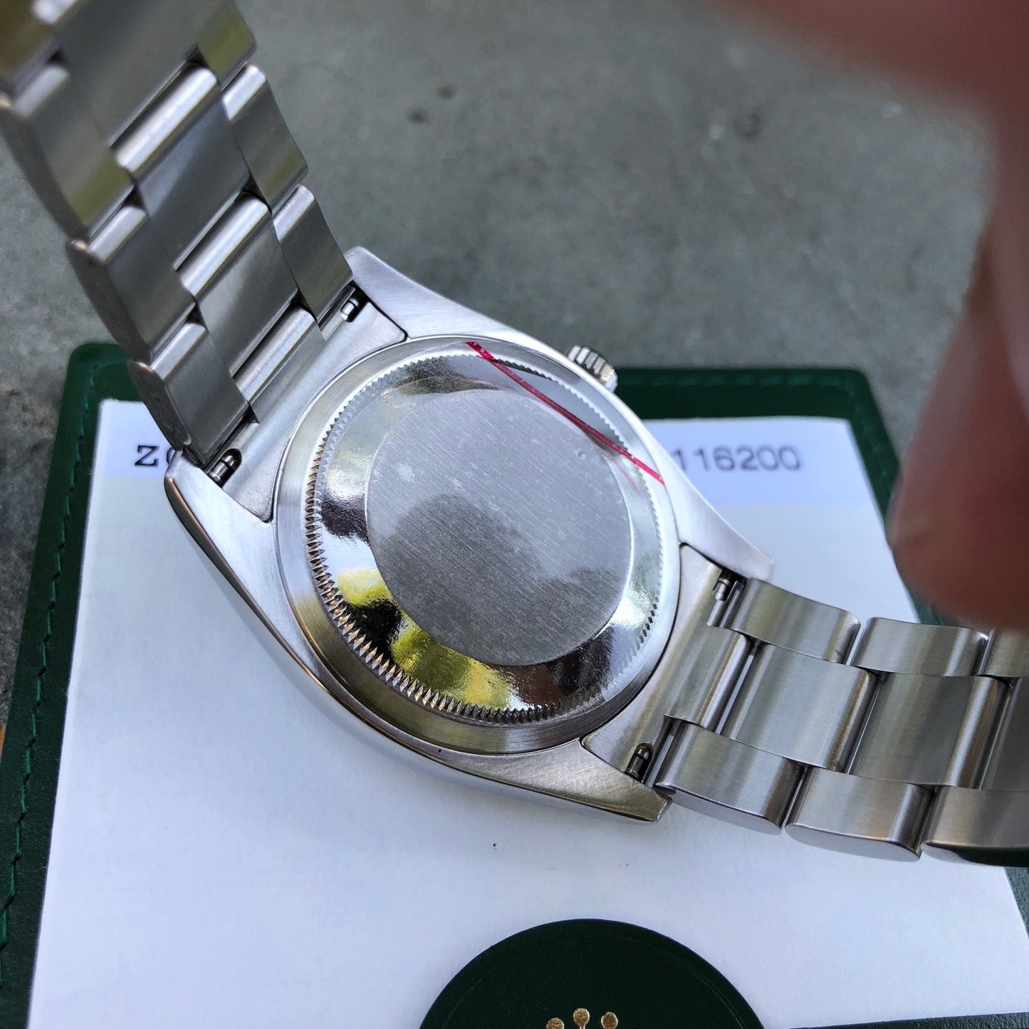 Rolex Datejust 116200 Oyster Perpetual White Roman 36mm Wristwatch Box & Papers - Hashtag Watch Company