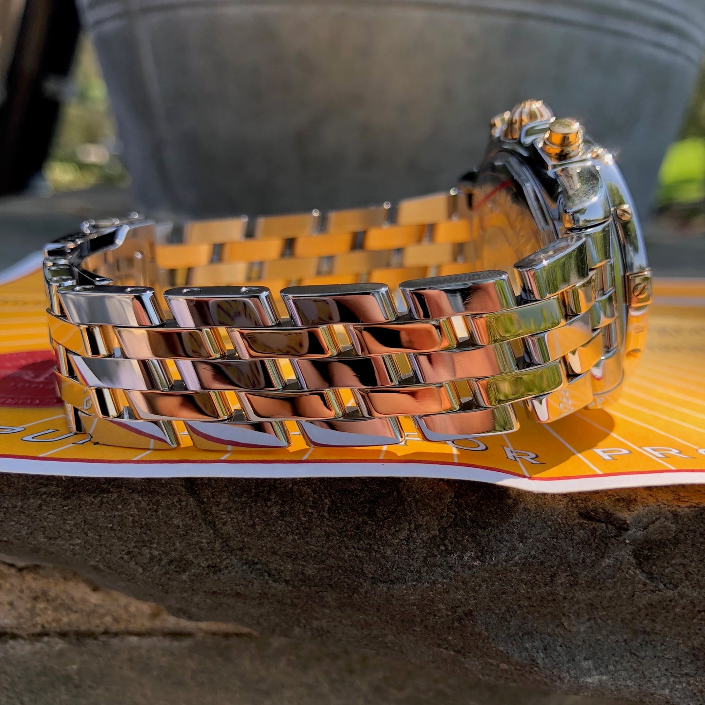 Breitling Cockpit B13358 Two Tone Steel Gold Roman MOP Diamond Box Papers - Hashtag Watch Company