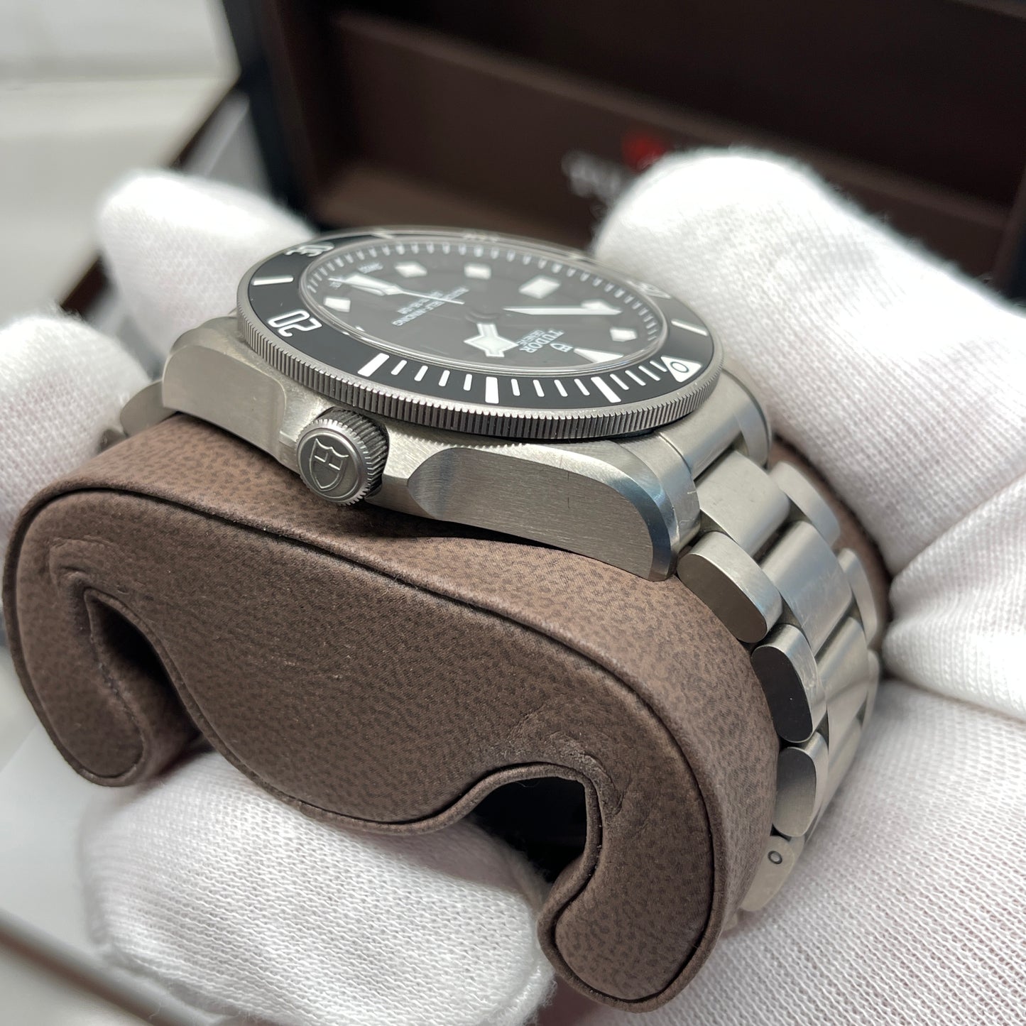 2015 Tudor Pelagos 25500TN Titanium Automatic 42mm Two Liner Black Wristwatch - Hashtag Watch Company