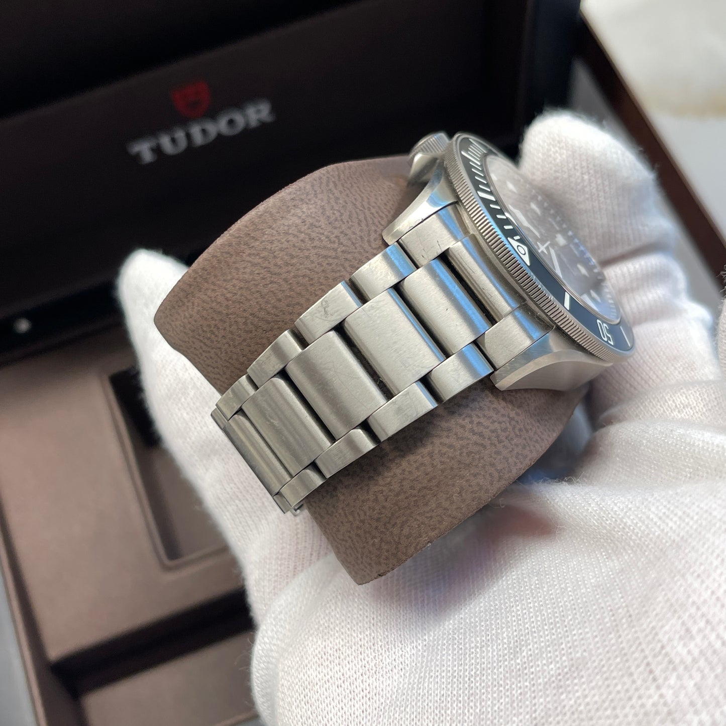 2015 Tudor Pelagos 25500TN Titanium Automatic 42mm Two Liner Black Wristwatch - Hashtag Watch Company