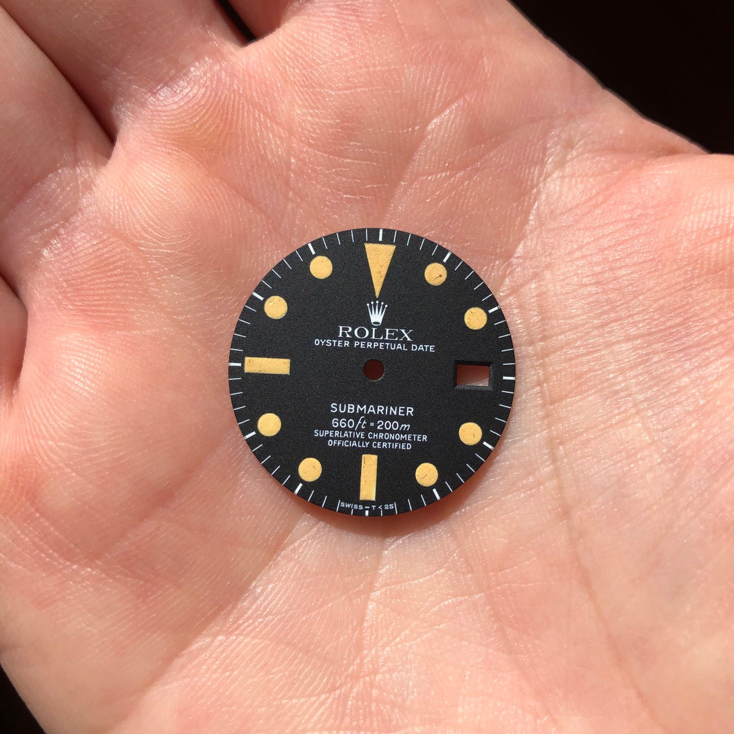Vintage Rolex Submariner 1680 Factory Original Mark 2 Dial Honey Color Lume - Hashtag Watch Company