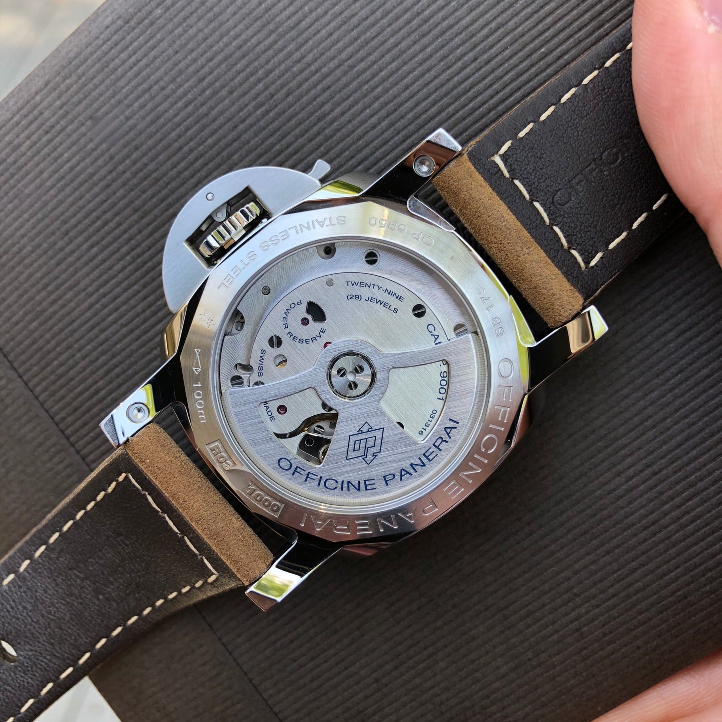 Panerai Luminor 1950 PAM 535 GMT 3 Days Automatic 42mm Wristwatch Box Papers - Hashtag Watch Company