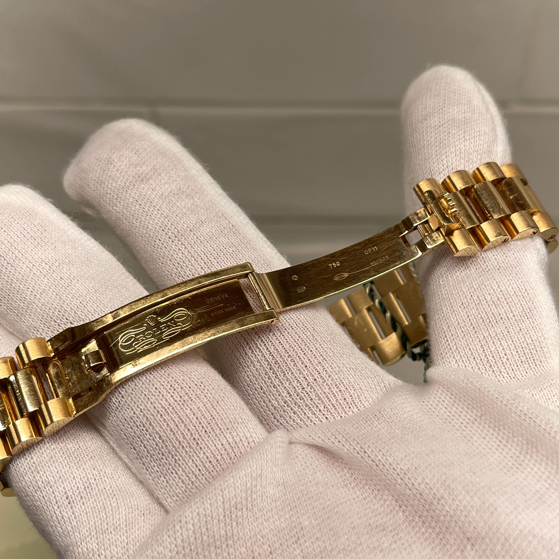 2008 Rolex President Day Date 18K Yellow Gold 36mm Unpolished Wristwatch - Hashtag Watch Company