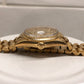 1972 Rolex President 1803 Day Date Yellow Gold Linen Champagne Wristwatch - HASHTAGWATCHCO
