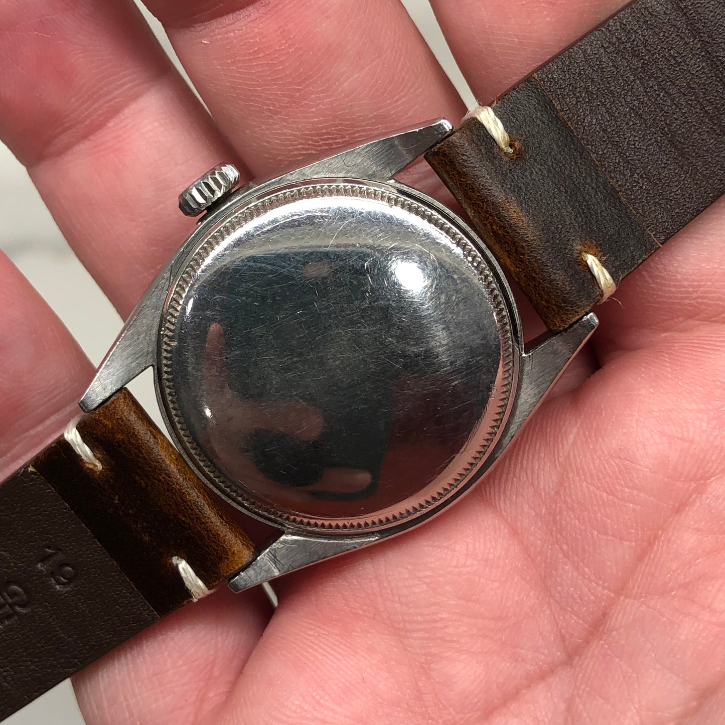 1952 Rolex Oyster Perpetual 6085 "OCC" Stainless Steel Automatic Wristwatch - HASHTAGWATCHCO