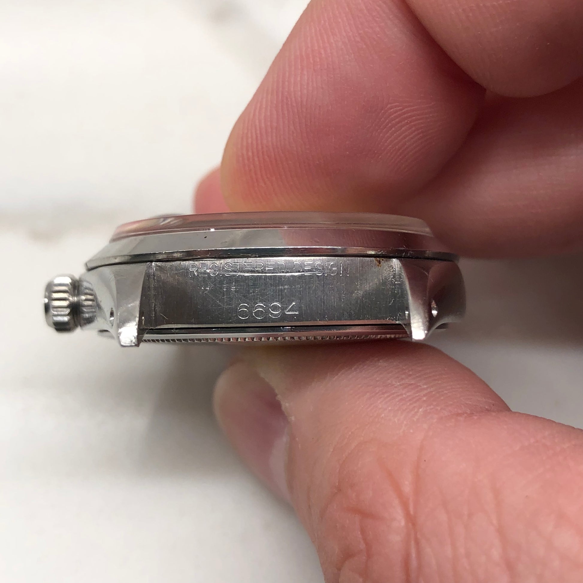 1969 Rolex Oysterdate Precision 6694 Stainless Steel Manual Wristwatch - HASHTAGWATCHCO