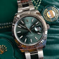 2023 Rolex Datejust 126334 Mint Green Fluted 41mm Steel Oyster Wristwatch with Box and Papers - Hashtag Watch Company