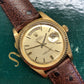 1973 Rolex President 1803 Day Date 18K Yellow Gold Sigma Champagne Linen Automatic Wristwatch - HASHTAGWATCHCO