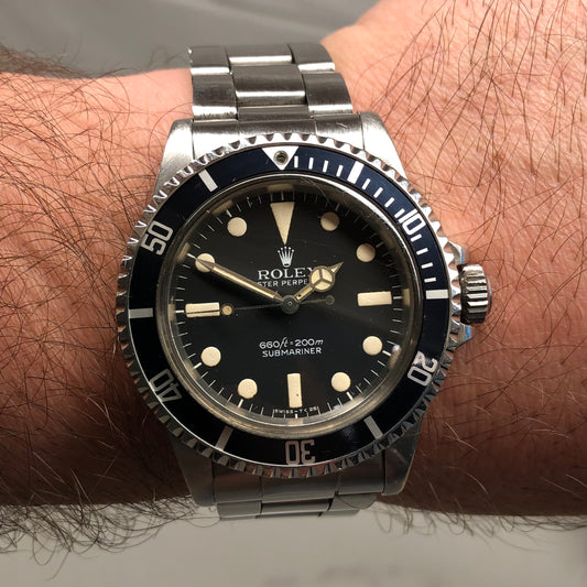 1979 Rolex Submariner Maxi Mk 2 Dial Steel Automatic Wristwatch
