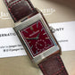 2019 Jaeger LeCoultre Reverso Tribute Q397846J Burgundy Steel Boutique Exclusive with Box and Papers