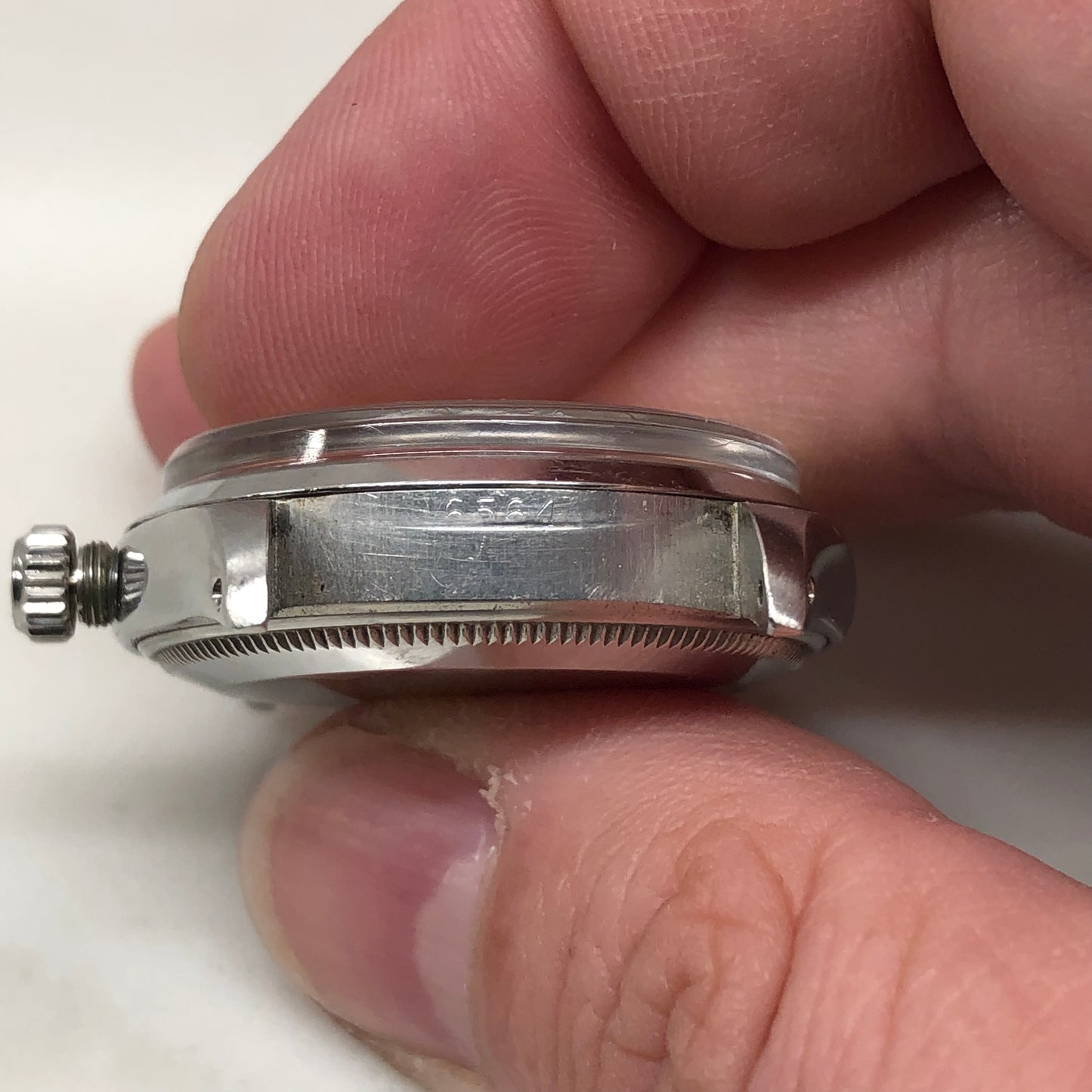 1957 Rolex Oyster Perpetual 6564 Stainless Steel Automatic Chronometer Wristwatch - HASHTAGWATCHCO