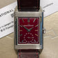 2019 Jaeger LeCoultre Reverso Tribute Q397846J Burgundy Steel Boutique Exclusive with Box and Papers