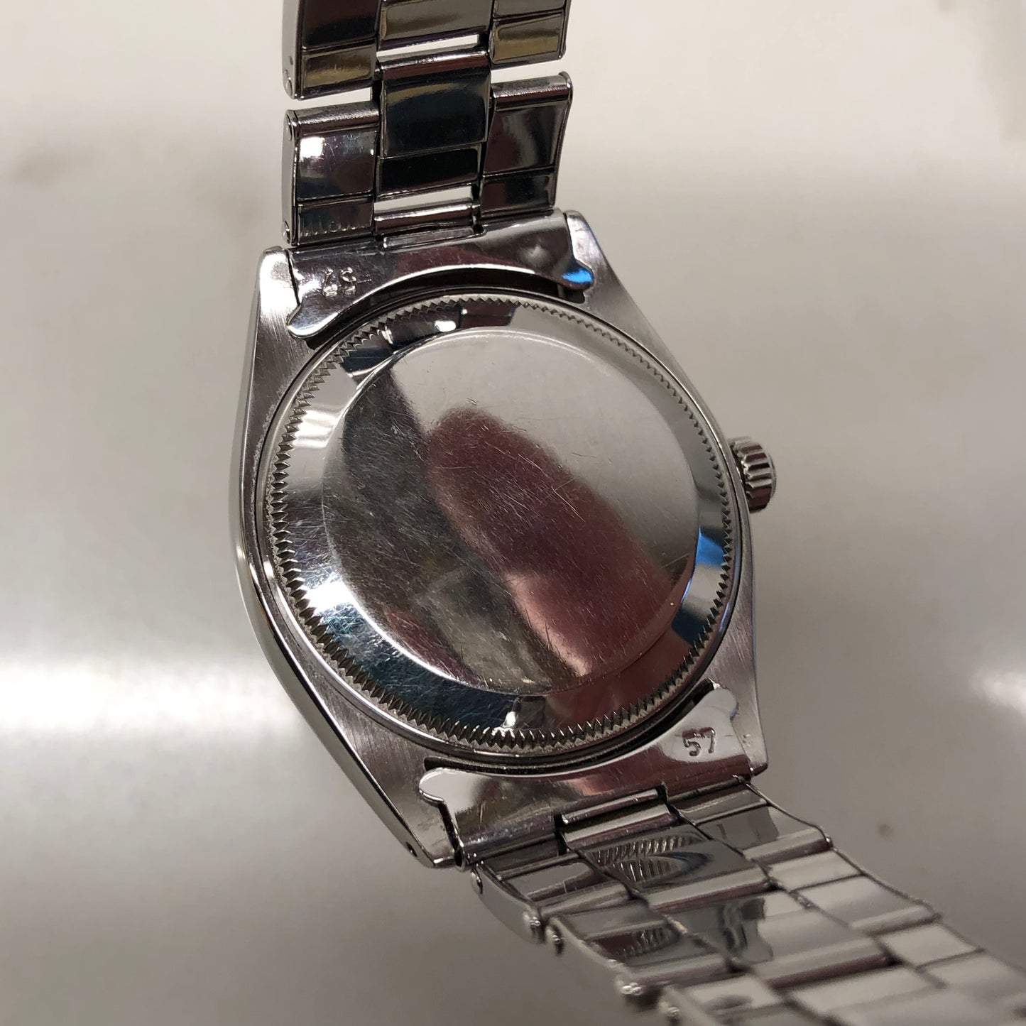 1957 Rolex Oyster Perpetual 6564 Stainless Steel Automatic Chronometer Wristwatch - HASHTAGWATCHCO