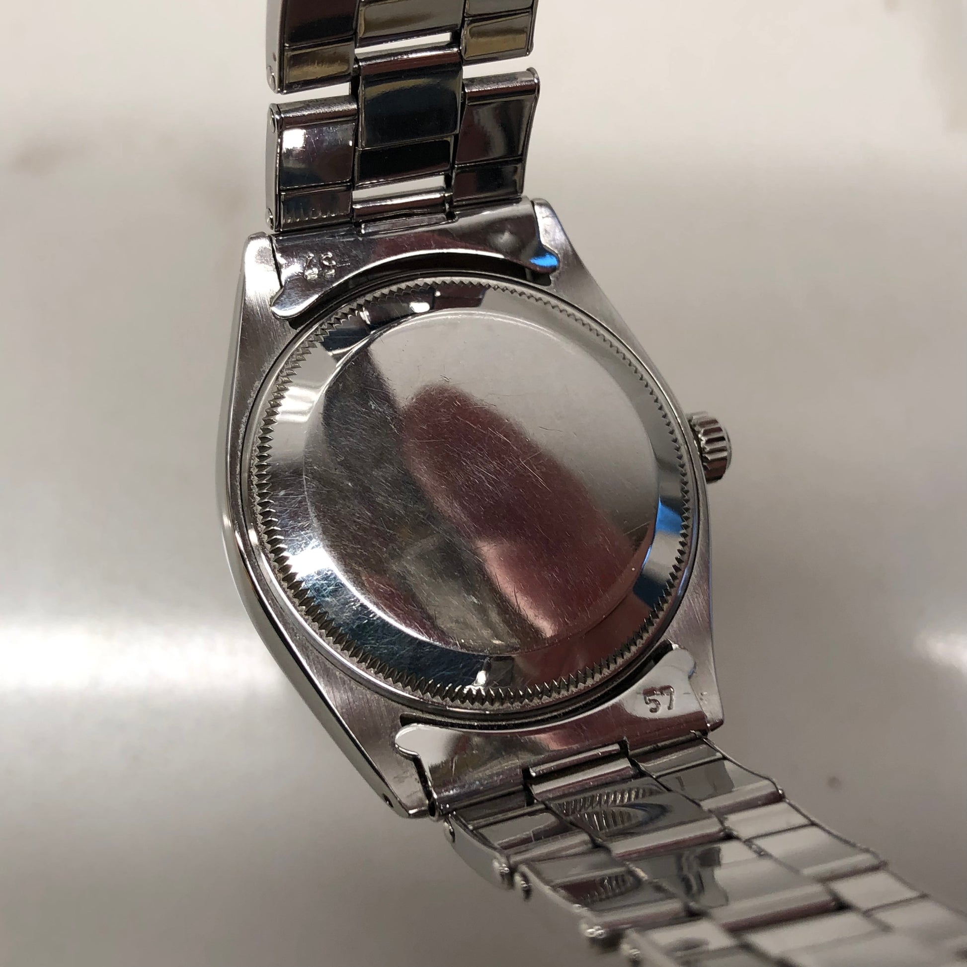 1957 Rolex Oyster Perpetual 6564 Stainless Steel Automatic Chronometer Wristwatch - HASHTAGWATCHCO