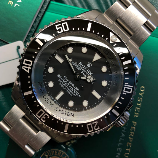 2022 Rolex Sea Dweller Deepsea Challenge 126067 Titanium 50MM Wristwatch with Box and Papers Unworn