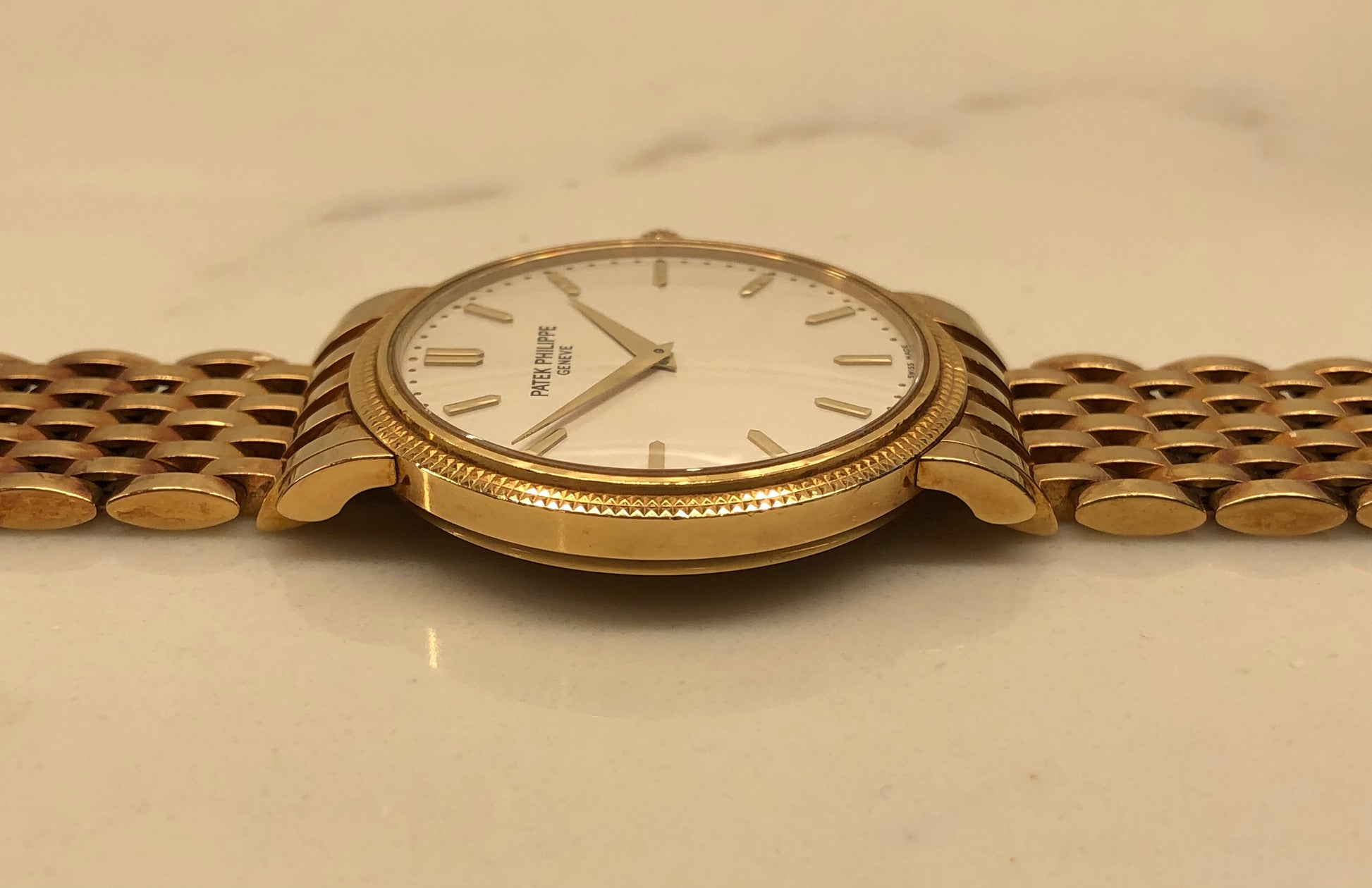 Patek Philippe Calatrava 5120/1J 18K Yellow Gold Automatic Wristwatch with Box - HASHTAGWATCHCO