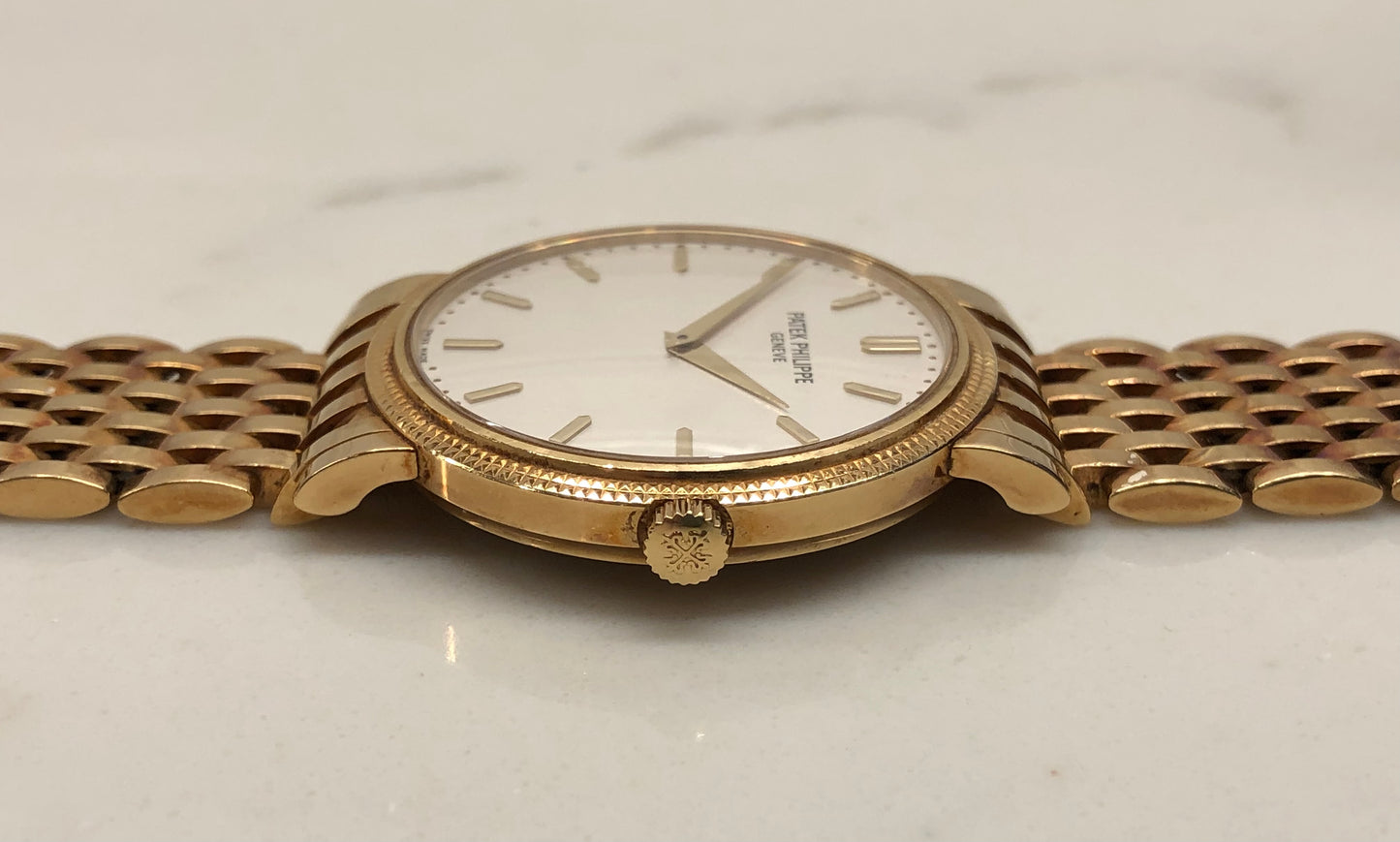 Patek Philippe Calatrava 5120/1J 18K Yellow Gold Automatic Wristwatch with Box - HASHTAGWATCHCO