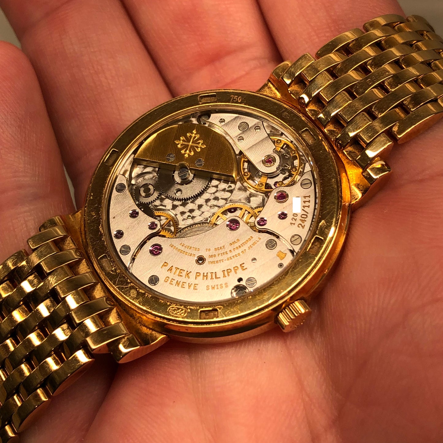Patek Philippe Calatrava 5120/1J 18K Yellow Gold Automatic Wristwatch with Box - HASHTAGWATCHCO