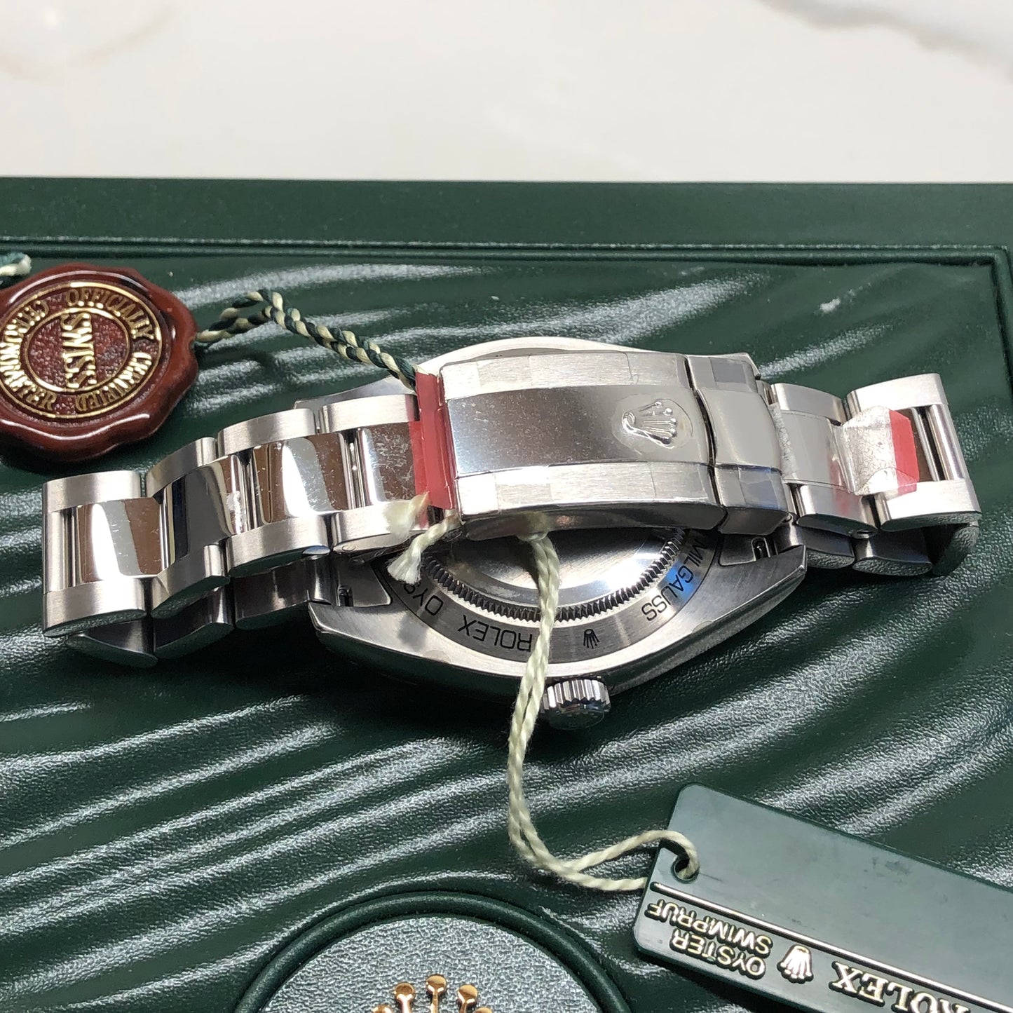 2008 Rolex Milgauss 116400 White Steel Oyster Wristwatch with Box and Papers Wrapped Unworn - HASHTAGWATCHCO