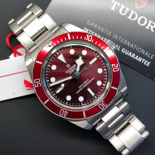 2025 Tudor Black Bay 58 7939A1A0RU Steel Burgundy Automatic 39mm Wristwatch with Box and Papers - HASHTAGWATCHCO