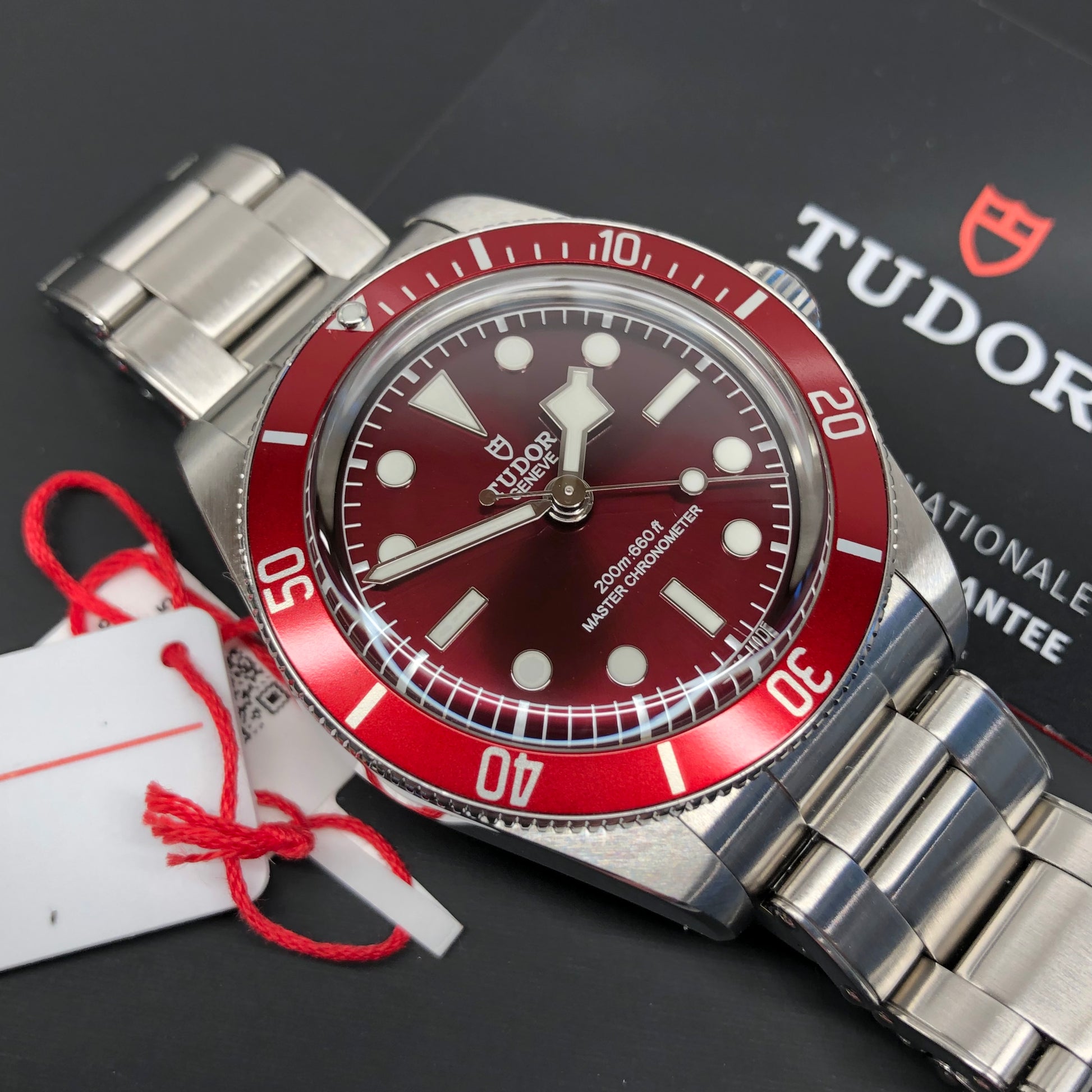 2025 Tudor Black Bay 58 7939A1A0RU Steel Burgundy Automatic 39mm Wristwatch with Box and Papers - HASHTAGWATCHCO