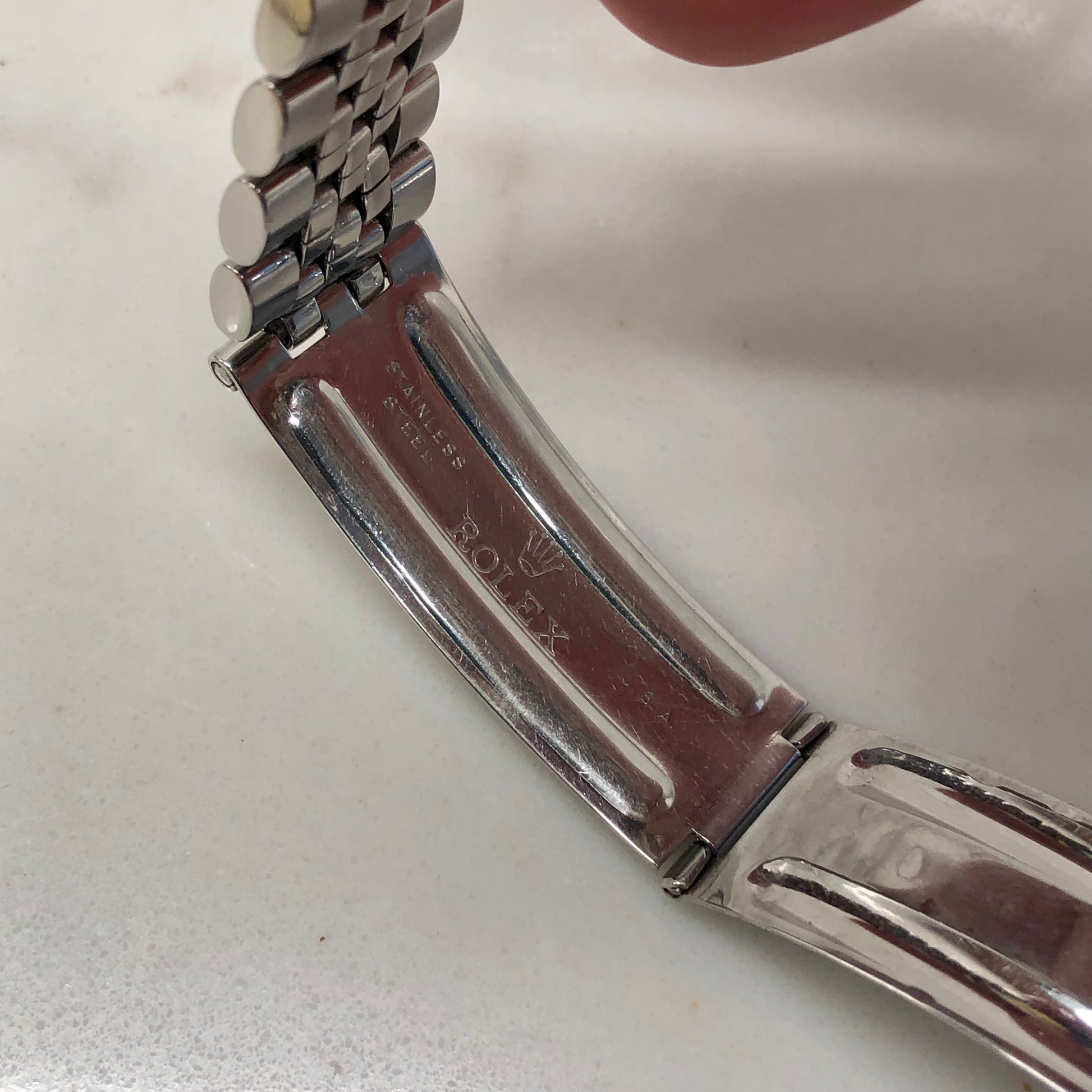 1951 Rolex Oyster Perpetual 6085 "OCC" Stainless Steel Jubilee Automatic Wristwatch - HASHTAGWATCHCO