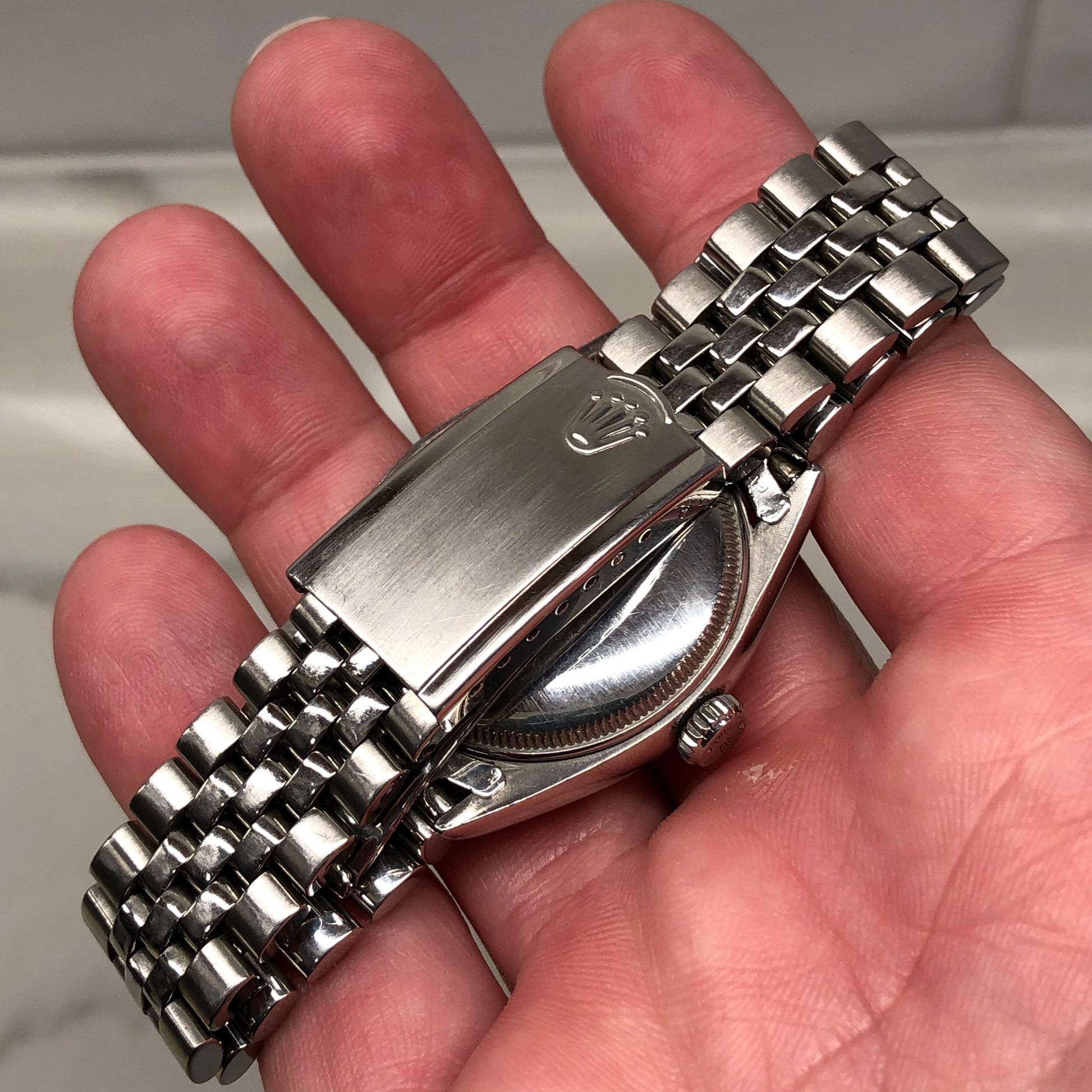 1951 Rolex Oyster Perpetual 6085 "OCC" Stainless Steel Jubilee Automatic Wristwatch - HASHTAGWATCHCO