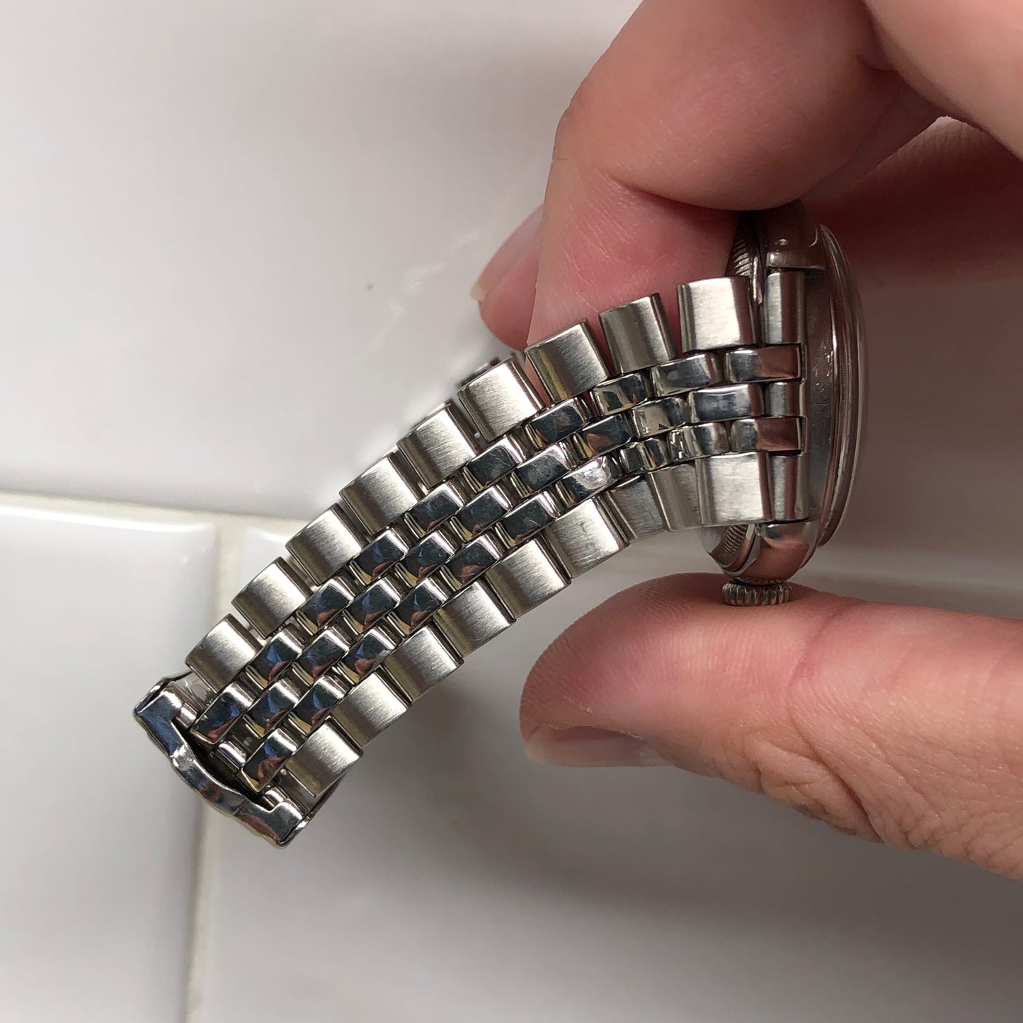 1951 Rolex Oyster Perpetual 6085 "OCC" Stainless Steel Jubilee Automatic Wristwatch - HASHTAGWATCHCO