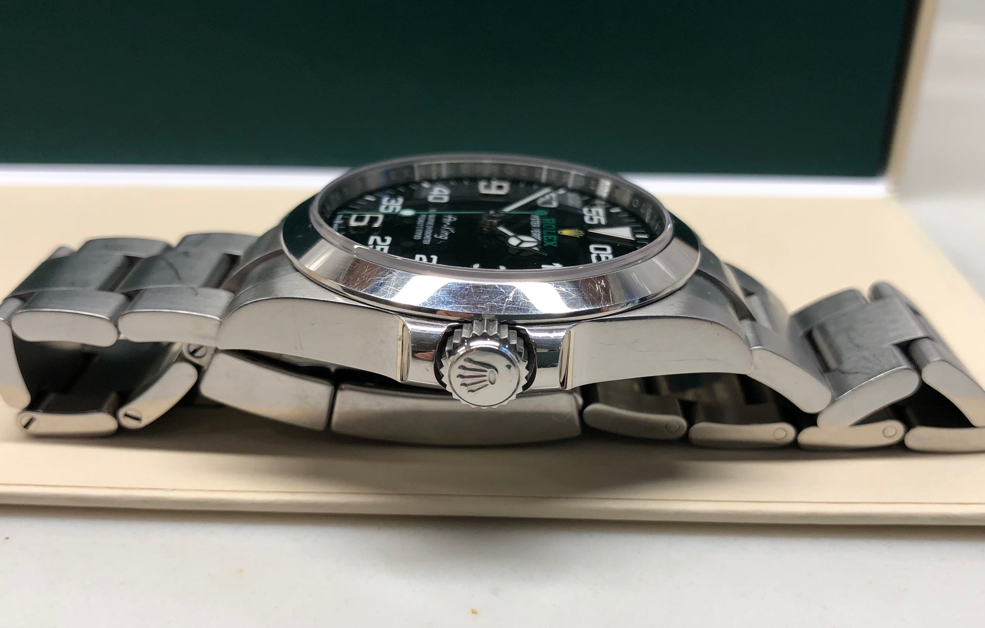 2022 Rolex Air King 126900 Automatic Steel Wristwatch with Box and Papers - HASHTAGWATCHCO