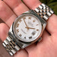 2005 Rolex Datejust 16200 White Roman Dial Jubilee Wristwatch with Papers - Hashtag Watch Company