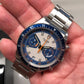 2014 Tudor Heritage Chrono 70330B Blue Stainless Steel Automatic Wristwatch with with Box and Papers - HASHTAGWATCHCO