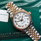 2021 Rolex Datejust 278271 White Dial Rose Gold Two Tone Jubilee Wristwatch with Box and Papers - HASHTAGWATCHCO