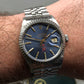 1986 Rolex Datejust 16030 Red Khanjar Sultan of Oman Blue Dial Automatic Wristwatch with Original Box - HASHTAGWATCHCO