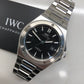 IWC Ingenieur Automatic 40 IW328901 Black Dial Men's Watch with Box and Papers Unworn - HASHTAGWATCHCO