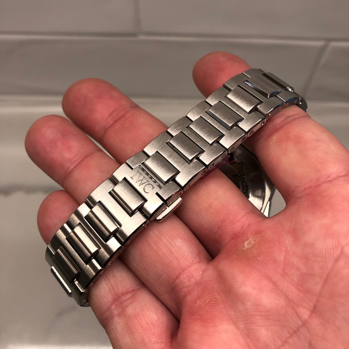 IWC Ingenieur Automatic 40 IW328901 Black Dial Men's Watch with Box and Papers Unworn - HASHTAGWATCHCO
