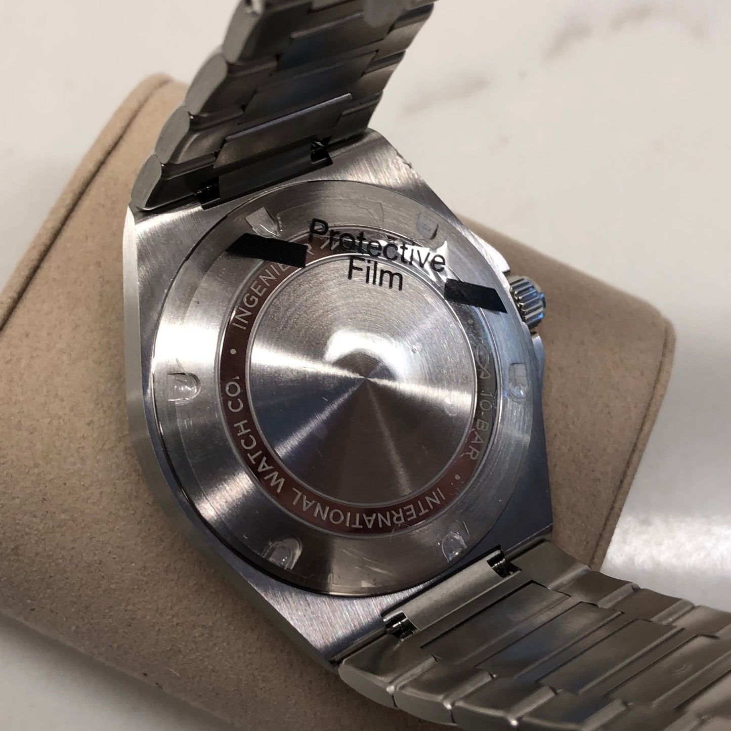 IWC Ingenieur Automatic 40 IW328901 Black Dial Men's Watch with Box and Papers Unworn - HASHTAGWATCHCO