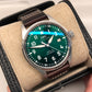2025 IWC Pilots Watch IW328205 Green Dial Men's Wristwatch with Box and Papers - HASHTAGWATCHCO