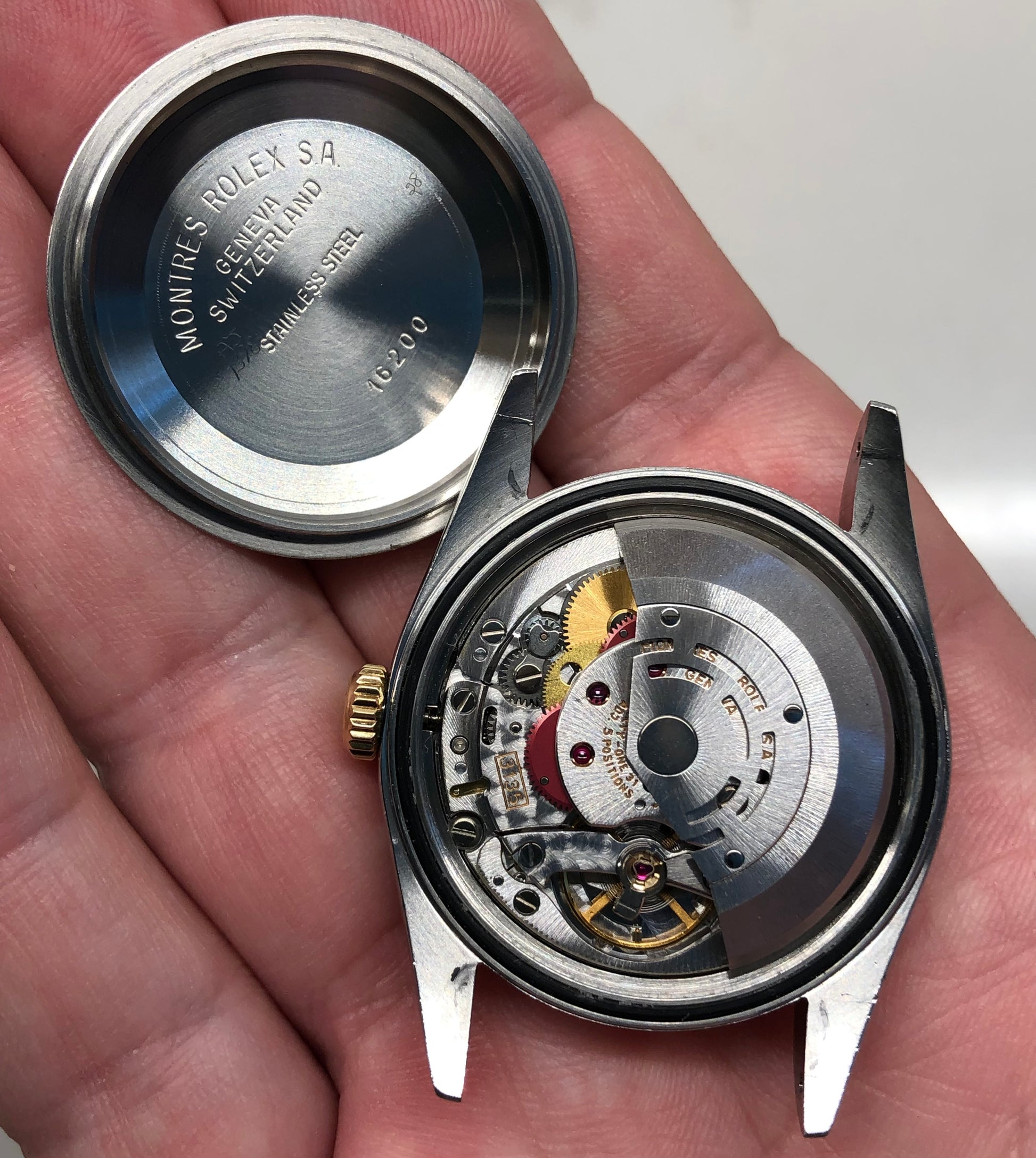 1989 Rolex Datejust 16233 Two Tone Blue Vignette Diamond Dial Jubilee Automatic Wristwatch - HASHTAGWATCHCO
