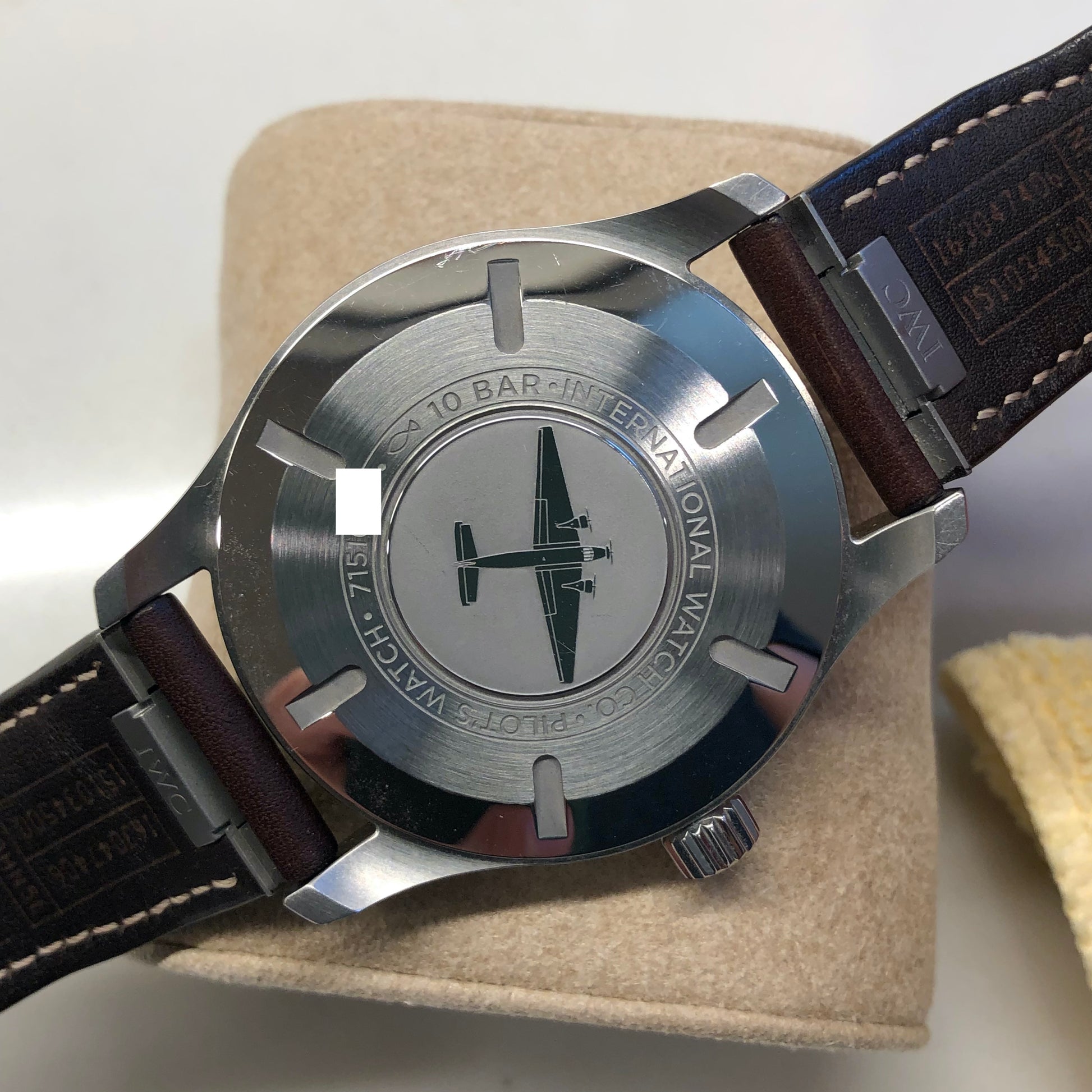 2025 IWC Pilots Watch IW328205 Green Dial Men's Wristwatch with