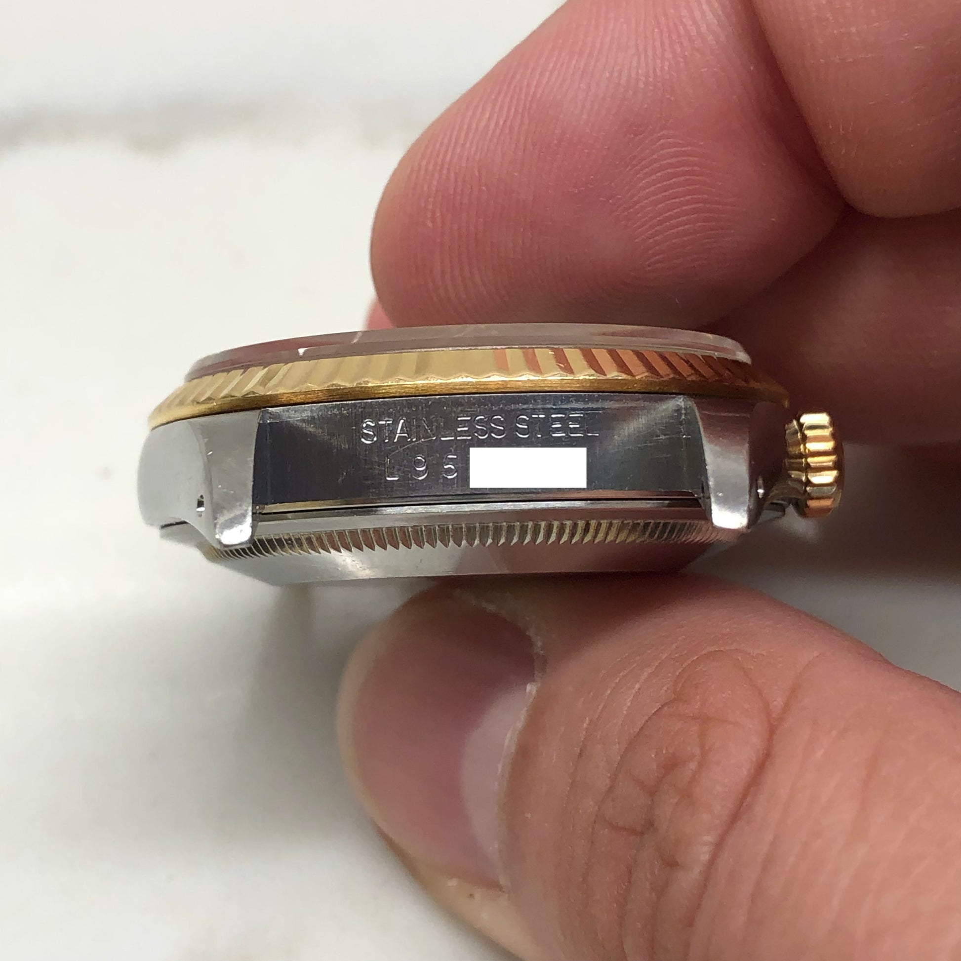1989 Rolex Datejust 16233 Two Tone Blue Vignette Diamond Dial Jubilee Automatic Wristwatch - HASHTAGWATCHCO
