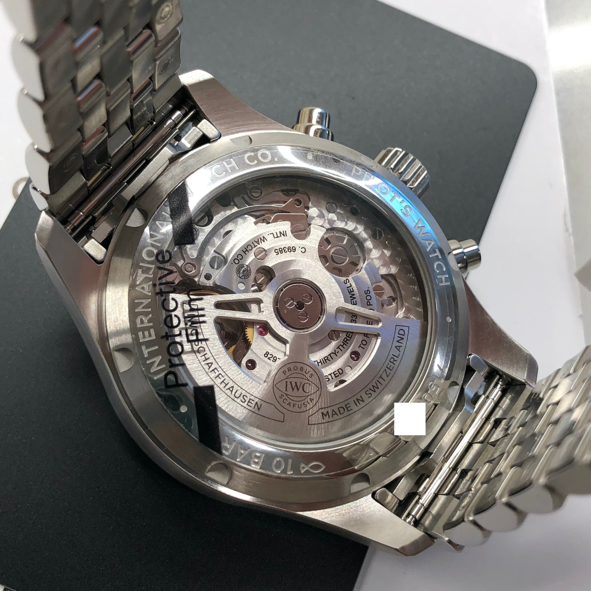 IWC Pilot’s Watch Chronograph 41 IW388102 Blue Steel Wristwatch with Box and Papers Unworn - HASHTAGWATCHCO