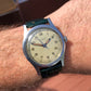 1940s Universal Geneve 20506 Radium Multiscale Dial Faceted Steel Case Caliber 267 Wristwatch - HASHTAGWATCHCO
