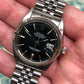 1985 Rolex Datejust 16014 Black Dial Jubilee Fluted Bezel Wristwatch with Papers - HASHTAGWATCHCO