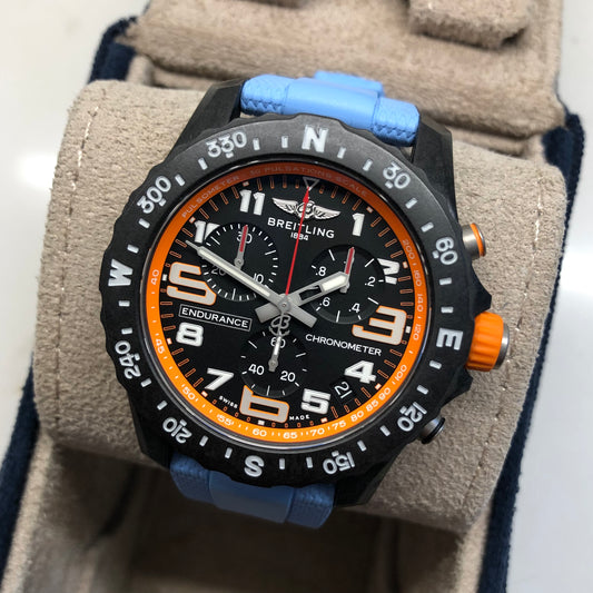 Breitling Endurance Pro X82310A51B1S1 Chronograph Quartz Orange with Box and Papers