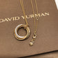 David Yurman Crossover Pendant 18K Yellow Gold with Diamonds 21mm Necklace - HASHTAGWATCHCO